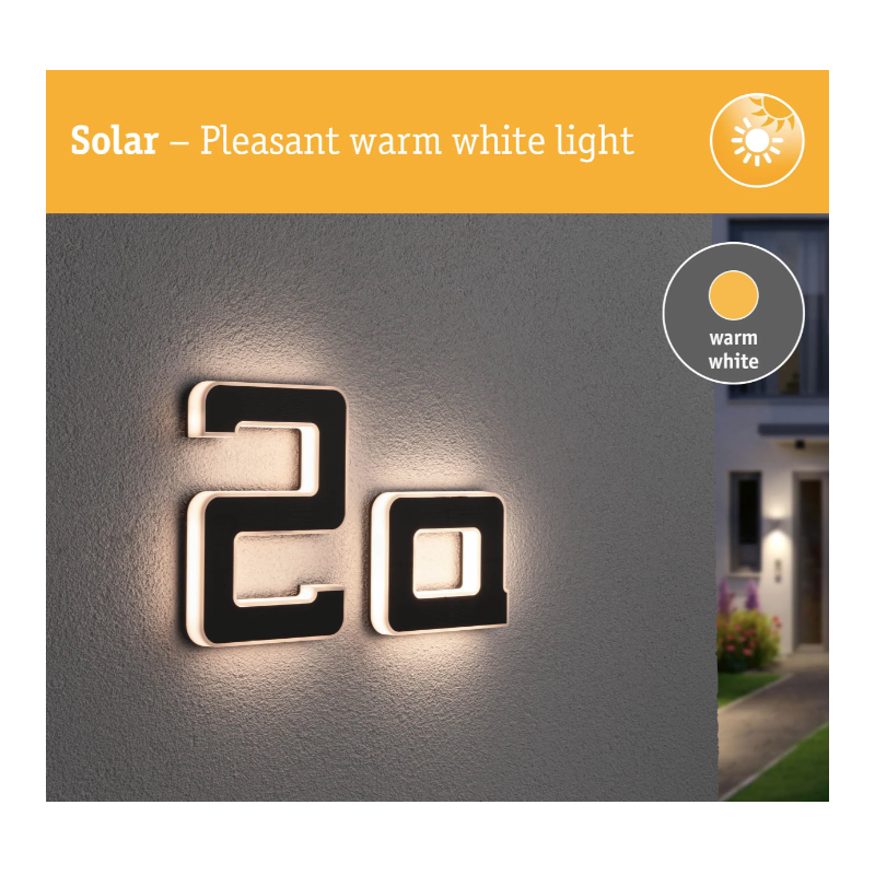 LED namo numerio šviestuvas raidė A - Image 4