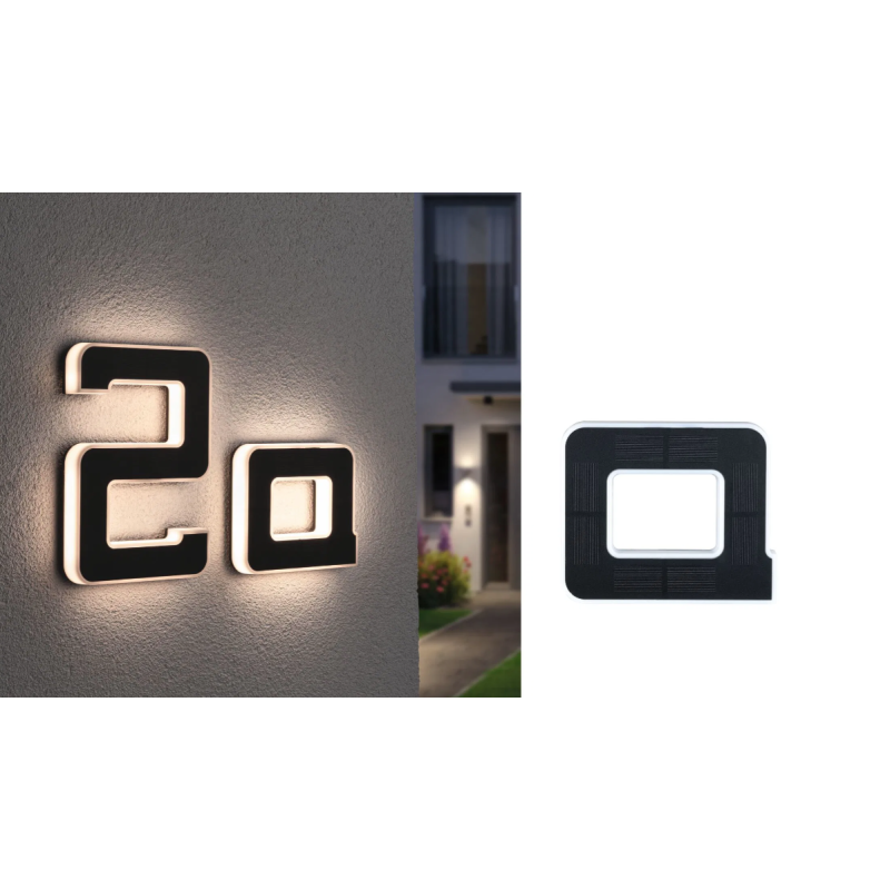 LED namo numerio šviestuvas raidė A - Image 10
